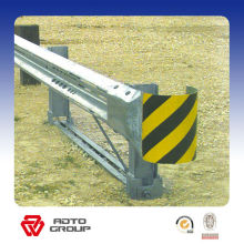 galvanized steel highway guardrail